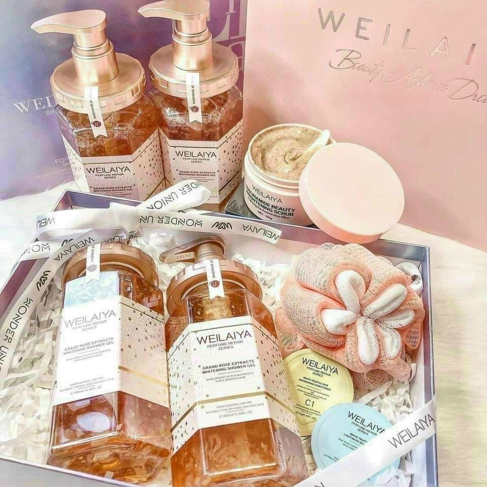 Sữa tắm Nước Hoa weilaiya 450ml Chính Hãng - Trắng Da Dưỡng Ẩm Dưỡng Thể Thơm Lâu toàn thân | BigBuy360 - bigbuy360.vn