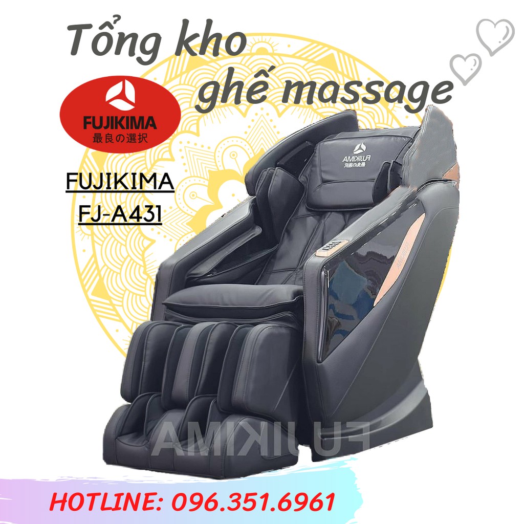 [HOT NEW 2021] Ghế massage FUJIKIMA FJ-A431 liên động tự động massage toàn thân thời thượng quý phái trị liệu Nhật Bản