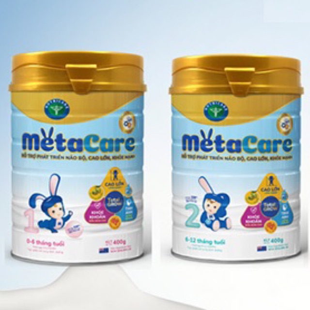 Sữa Meta Care số 1 vs 2 900g