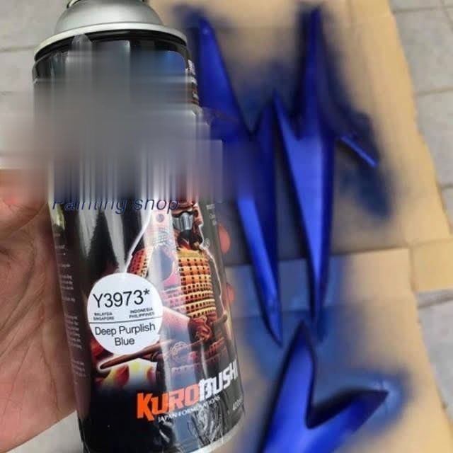 [COMBO] Sơn xịt dành cho xe máy kháng xăng Samurai màu Xanh Exciter - GP Y3973 (bóng 128, K1K, K1KT, 2K01) , Dầu nhớt 20