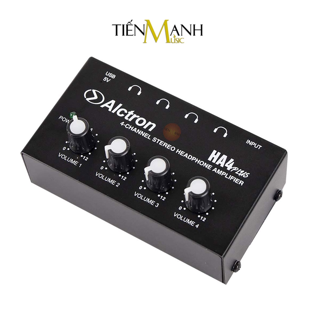 [Chính Hãng] Bộ Chia Tai Nghe 4 Cổng Alctron HA4 Plus - Thiết Bị Khuyếch Đại Âm Thanh Mini Headphone Amplifier