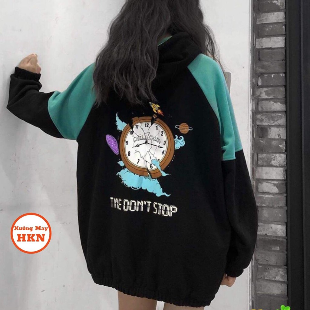 Áo Hoodie Nỉ Nữ Zaclang Đồng Hồ In Nổi Chất Cotton Mềm Mại Mã 632 Xưởng May HKN | BigBuy360 - bigbuy360.vn
