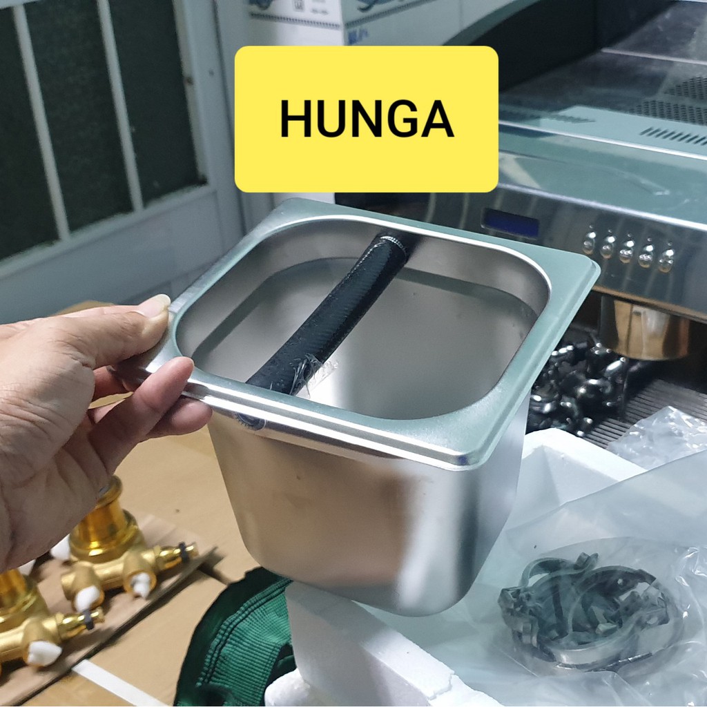 Hộp đập bã cà phê bằng Inox