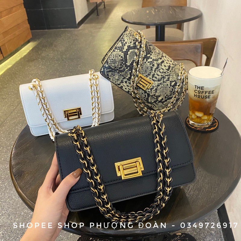 XẢ KHO QC-Túi Cê ka Khoá gập Sale size 22cm k hộp