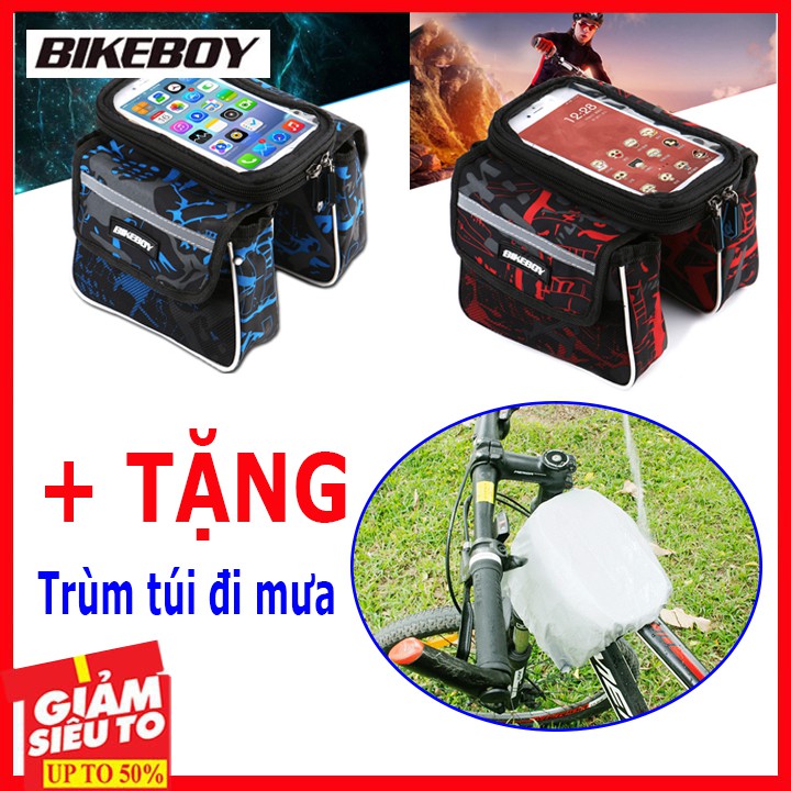 Túi Đeo Sườn Xe Đạp Bikeboy, Treo Ghi Đông Xe Đạp Thể Thao Đựng Điện Thoại Chống Nước