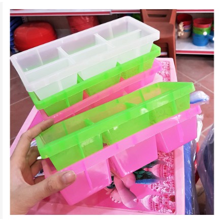 Khay làm đá 5 viên, 6 viên loại to vỉ làm đá tủ lạnh