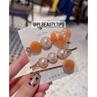 [Hàng Sẵn] Set kẹp đính đá cute dê  thương cho chị em, kẹp cho bé