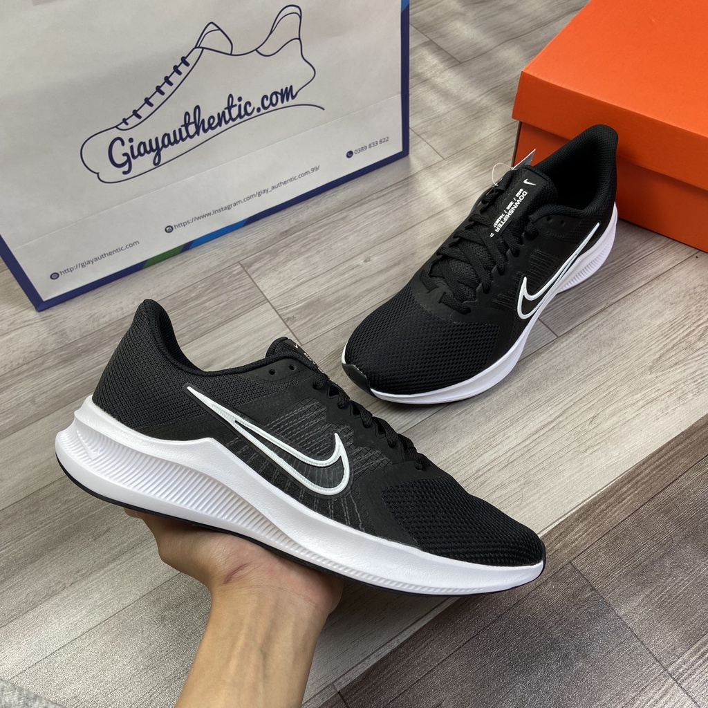 Giày nam Nike chính hãng Down Shifter 11 Màu đen CW3411 006