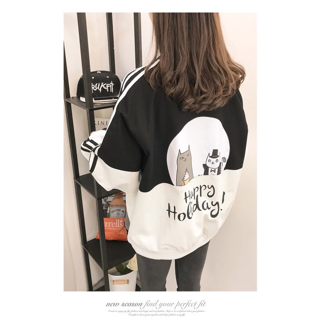 Áo khoac nữ form rộng