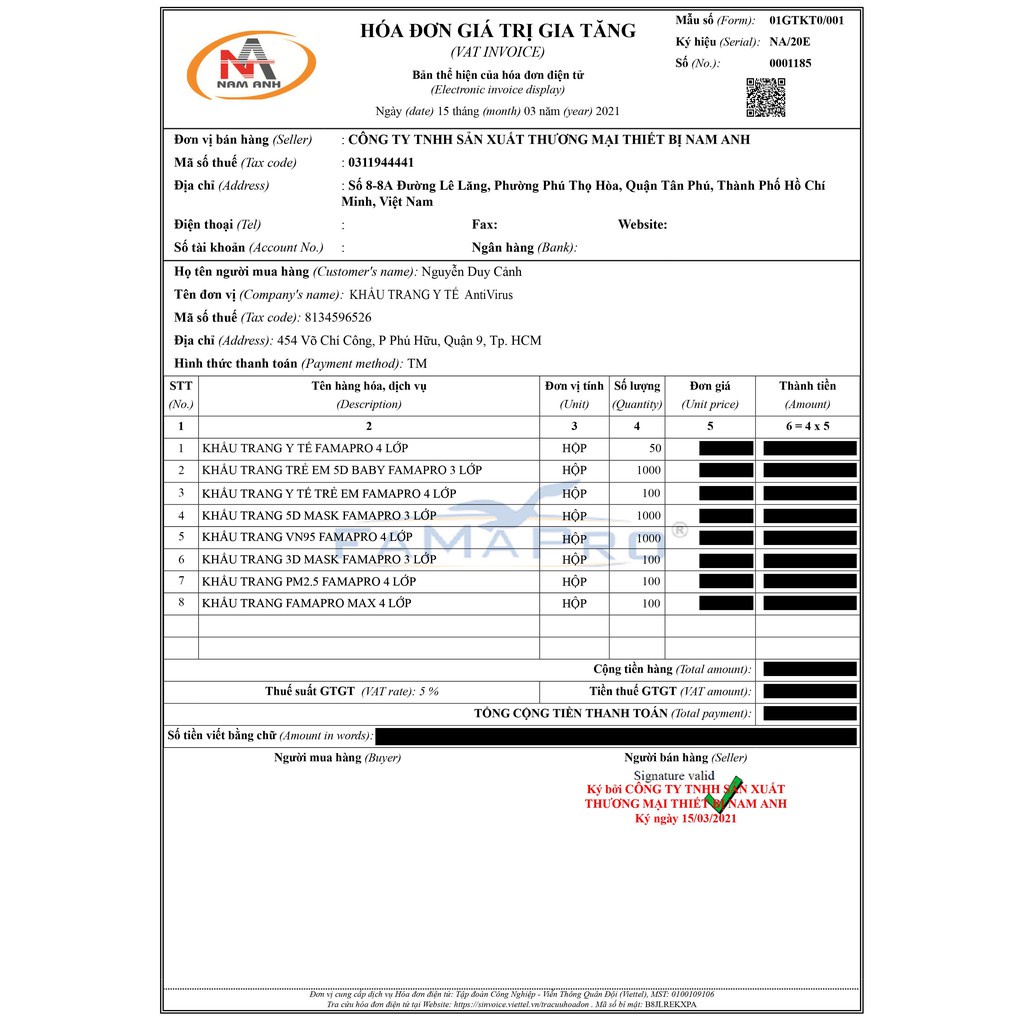 Khẩu Trang y tế trẻ em ✅ FREESHIP✅ từ 1 tháng - 8 tuổi chính hãng Nam Anh kháng khuẩn tốt