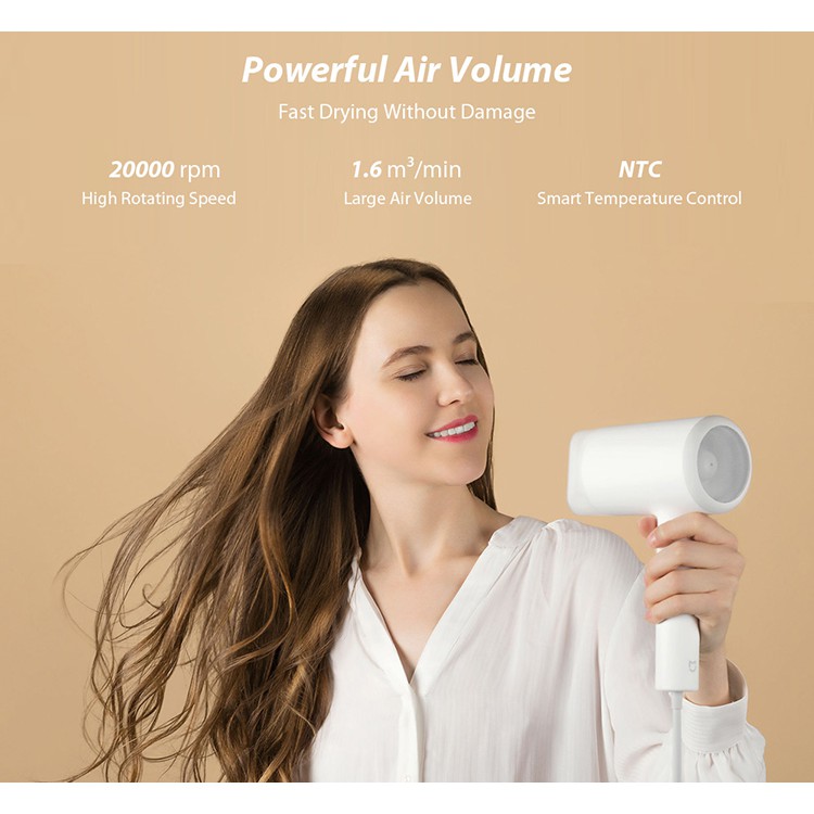 Máy Sấy Tóc Ion Nhanh Khô Xiaomi Mijia CMJ0LX (1800W)/Xiaomi Mijia H300(1600W)/Xiaomi Mijia simple(1