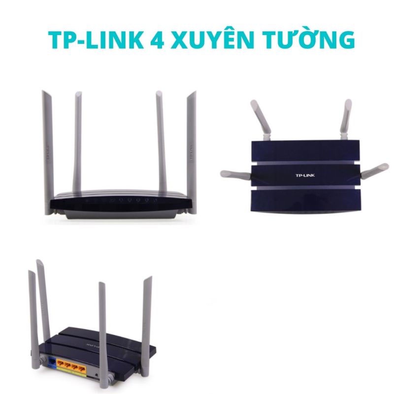 Bộ phát wifi TP-Link 4 râu 3320 băng tần kép router wifi chuẩn AC600 giá rẻ đã qua sử dụng- Z_WiFi