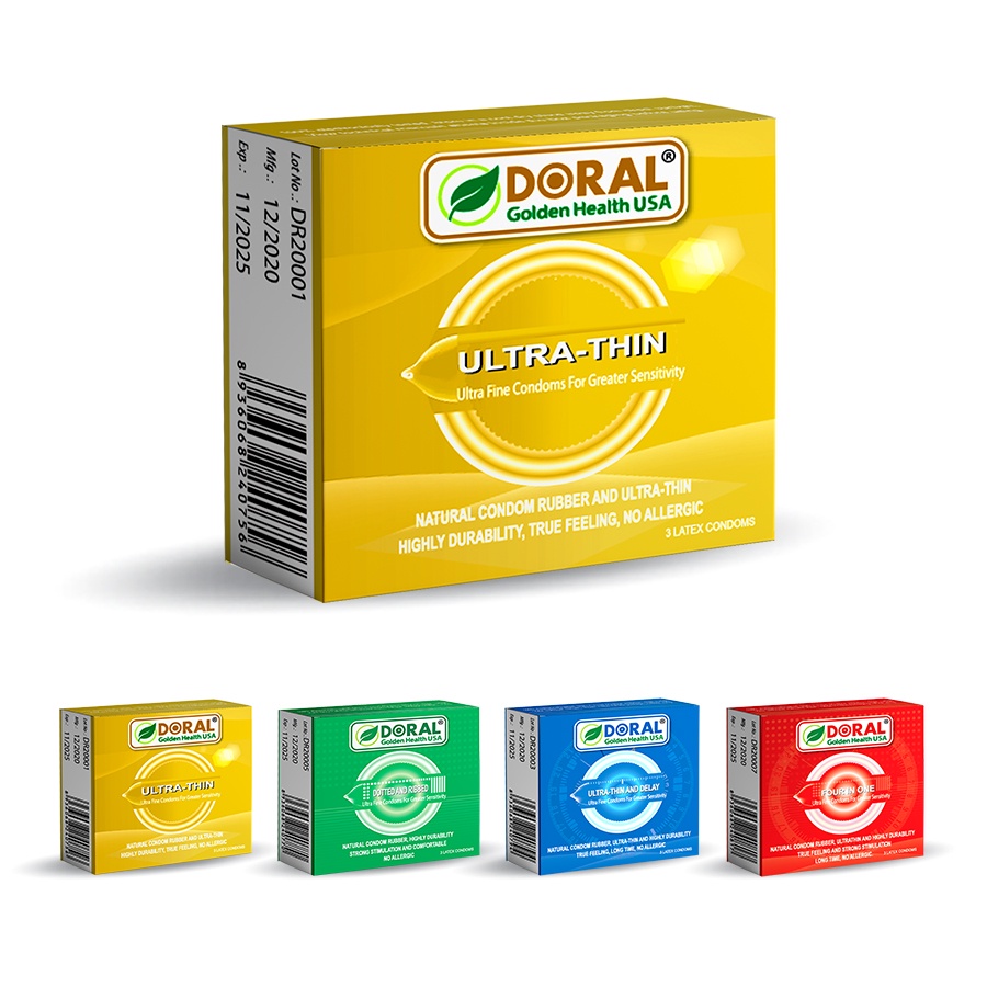 Bao cao su Doral Hộp 10 cái