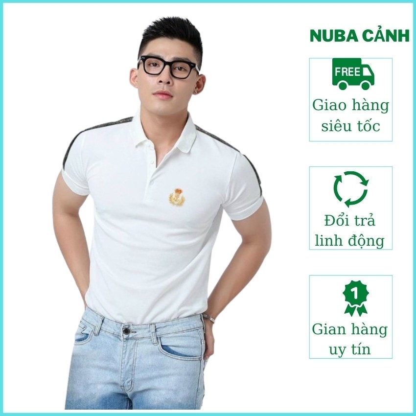 Áo thun nam nữ cổ bẻ cao cấp, ao phông chất vải polo, thấm hút mồ hôi TAKA 68