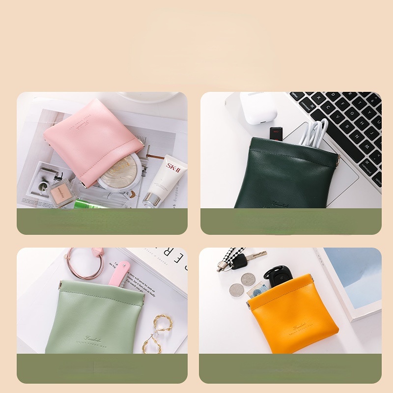 Túi Đựng Mỹ Phẩm Son Môi mini Cầm Tay Tiện Lợi