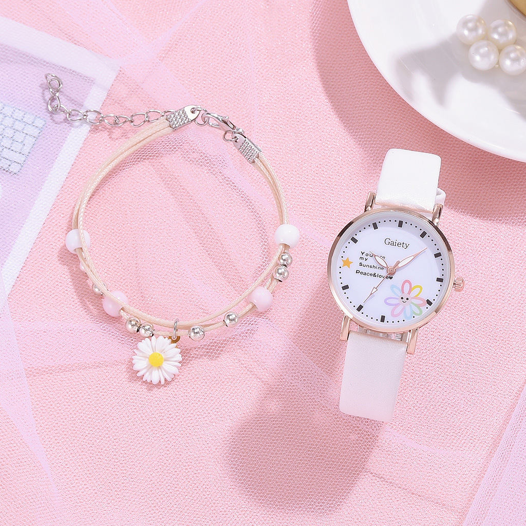 New Women's  Korean Trend  Girls Cute Cartoon  All-match Watch