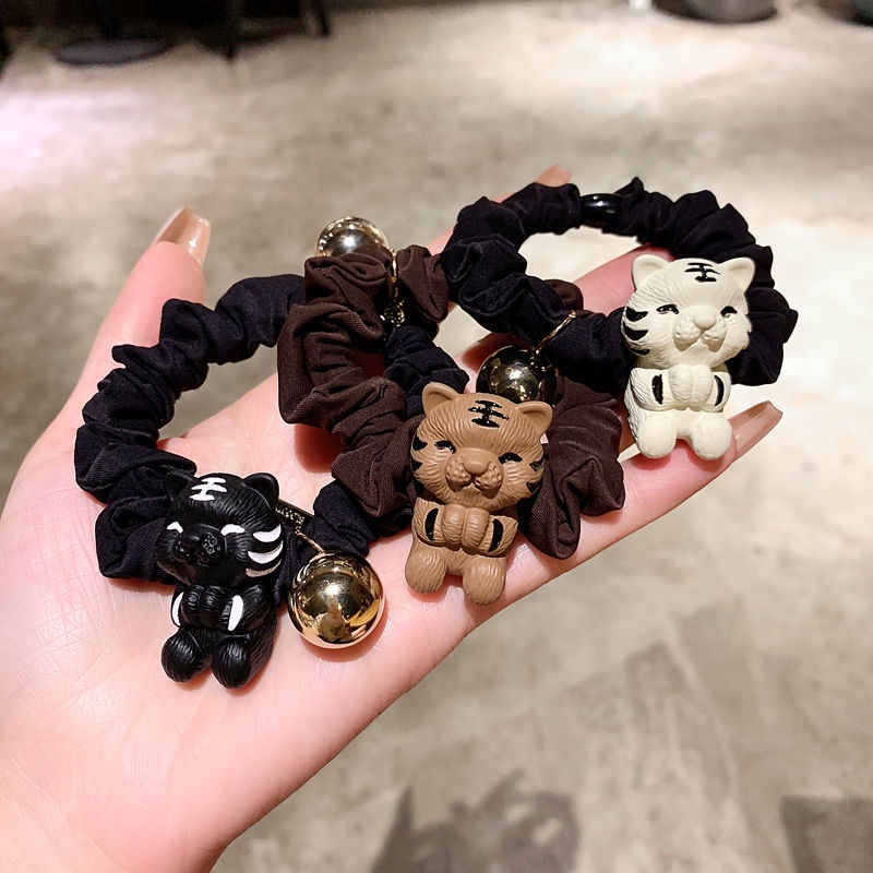 Dây buộc tóc cao su họa tiết hoạt hình dễ thương phong cách Hàn Quốc cho nữ