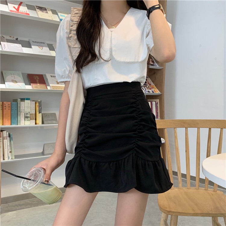 Chân váy đuôi cá 💎 Chân váy chữ A, chân váy sexy 💎 Chân váy ngắn ôm, chân váy ngắn chữ A - ZaZi CV07 | BigBuy360 - bigbuy360.vn