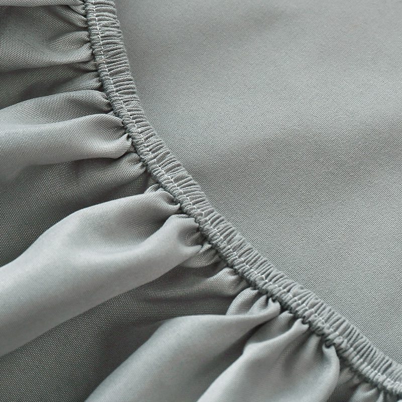 Bộ 2/3 món ga chun + kèm vỏ gối cotton + ga trải giường Abraca Dabra màu trơn 1m 1m4 1m6 1m8