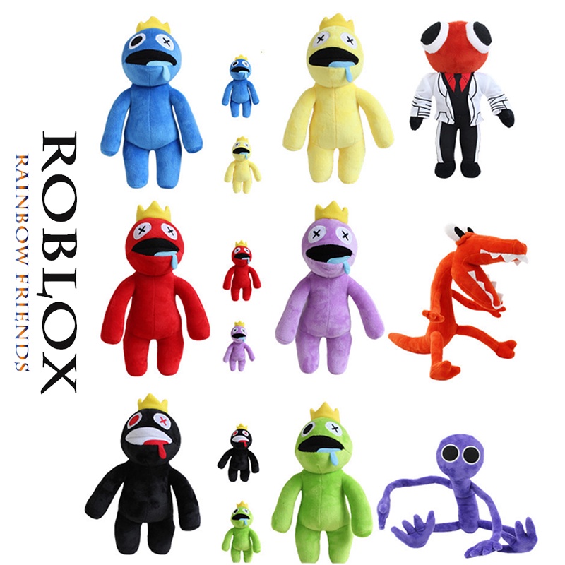 20-50cm Roblox Rainbow Friends Blue Plush Toy Purple Stuffed Doll Kid Gift Birthday Xmas