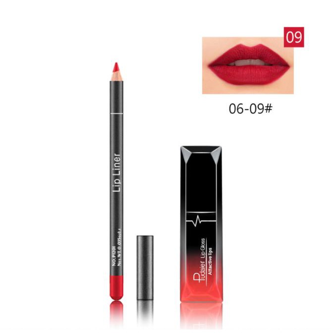 (Cao Cấp) Son Kem Lì Lip Gloss Pudaier (Tặng Kèm 1 Chì Môi)