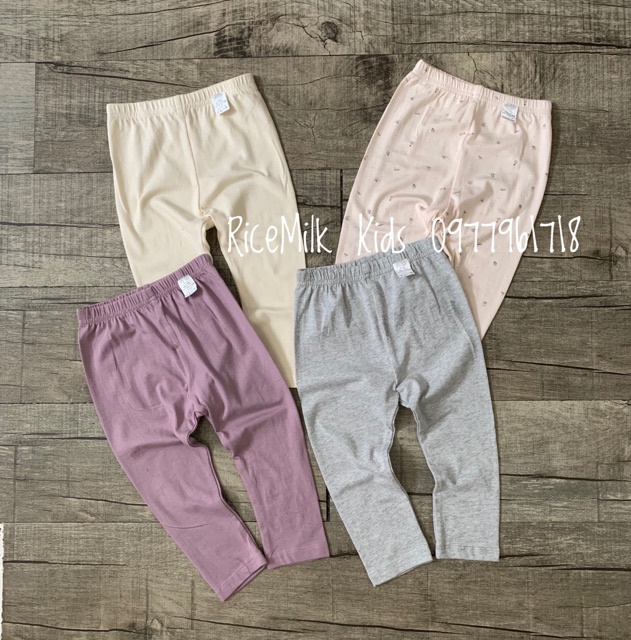 Quần Legging Cotton 4 Màu xuất hàn cho bé gái