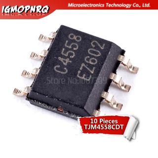 Bộ 10 IC TJM4558CDT SOP8 TJM4558 SOP C4558 cao cấp