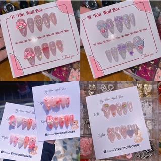 Nail box thiết kế , móng giả mẫu koromi