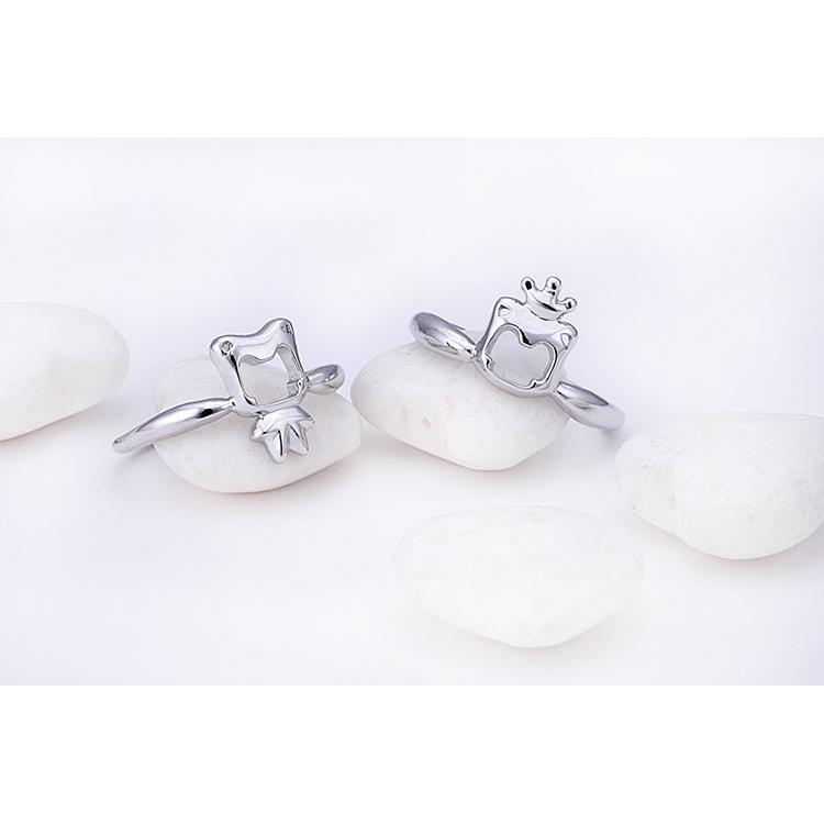 Nhẫn đôi Bạc Hiểu Minh NC211 - Hoàng tử