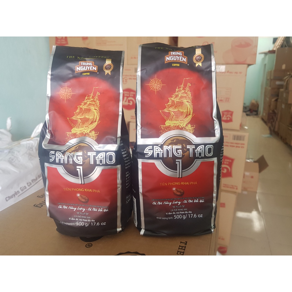 Cà phê rang xay Trung Nguyên Sáng tạo 1 - Gói 500gr