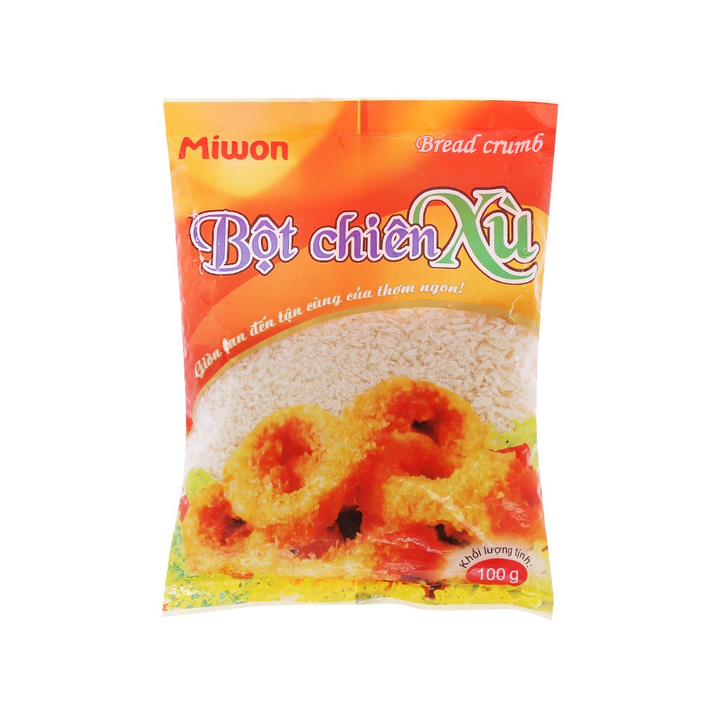 Bột Chiên Xù Miwon Gói 100g Màu Sắc Đẹp - Dễ Dàng Khi Sử Dụng