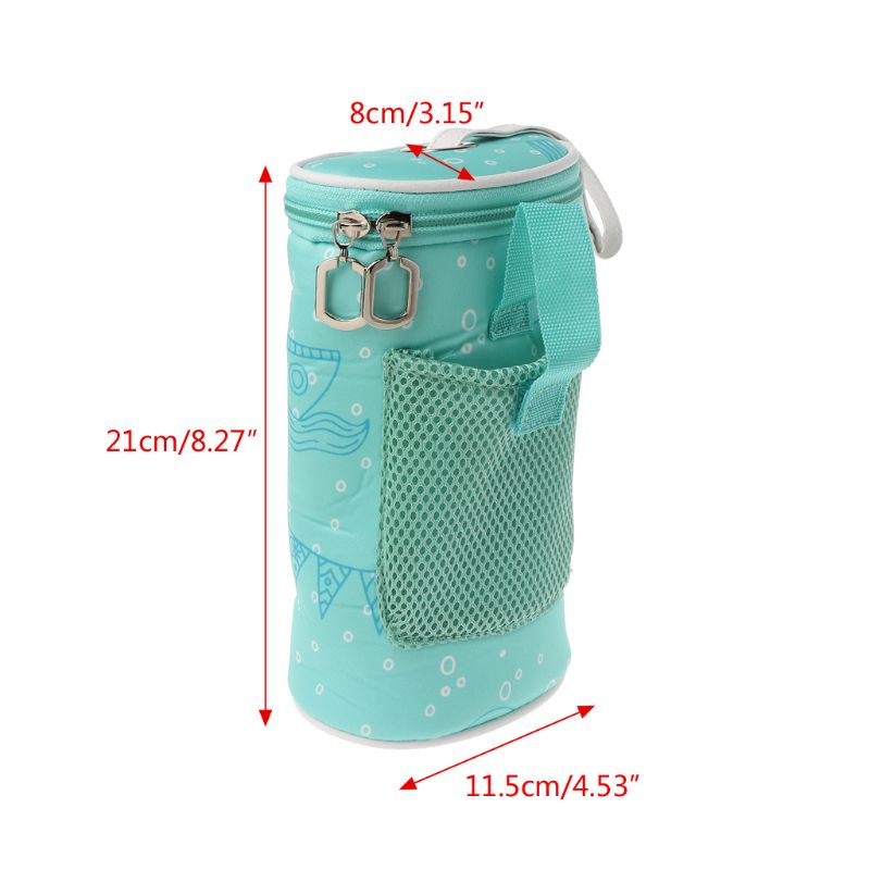Túi hâm nóng bình sữa hỗ trợ USB xách tay tiện dụng cho bé sơ sinh