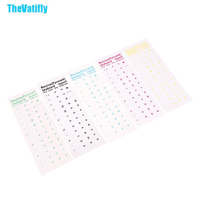 Miếng Bọc Bàn Phím Máy Tính Trong Suốt In Chữ Nga