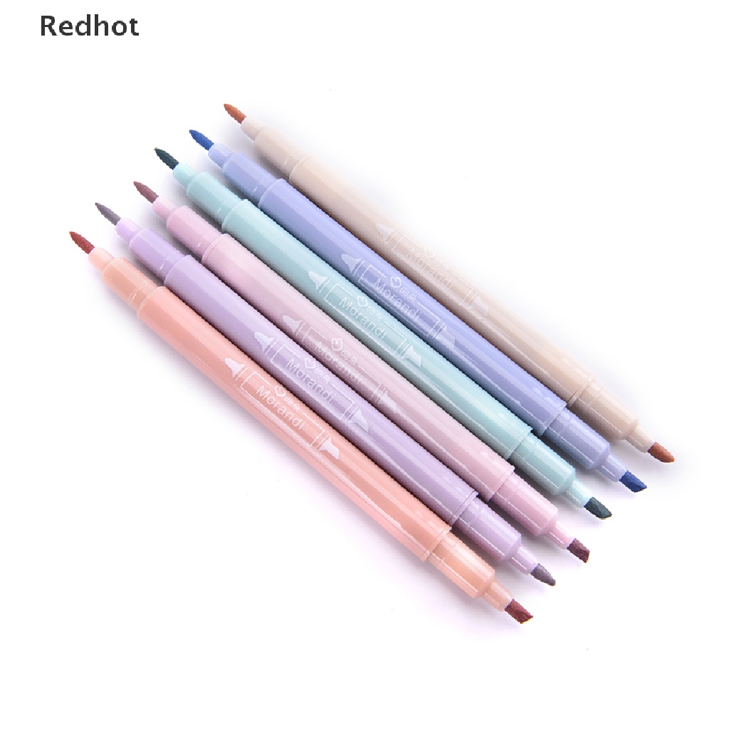 Bộ 6 Bút Đánh Dấu Hai Đầu Màu Pastel