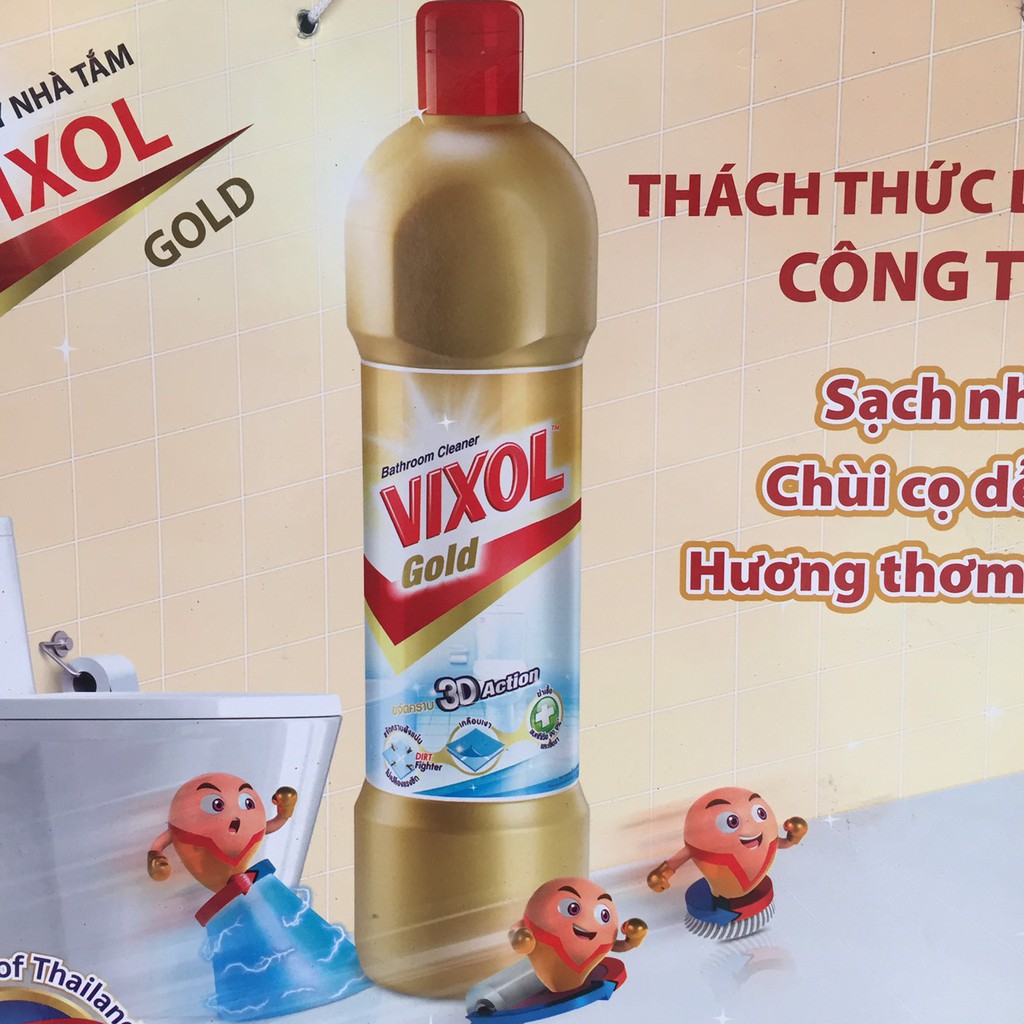 Nước tẩy nhà vệ sinh VIXOL GOLD Thái Lan.