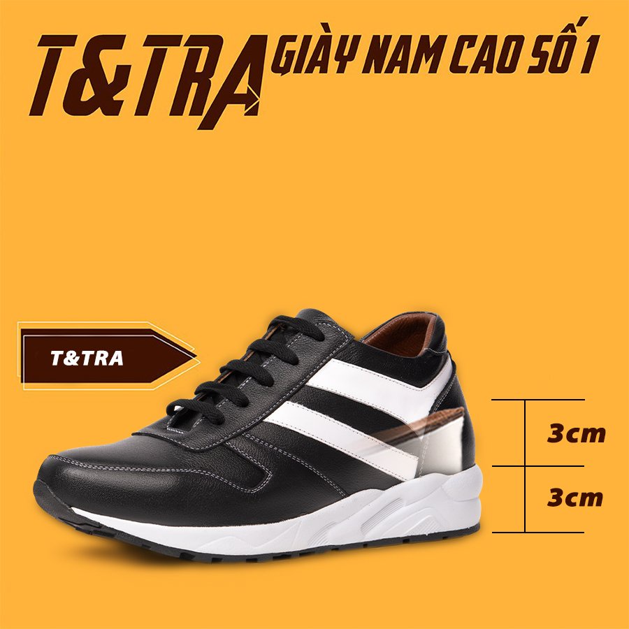 [ 6CM ] Giày Cao Nam T&amp;TRA T20DT