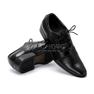 Giày tây nam da bò màu đen PH7103