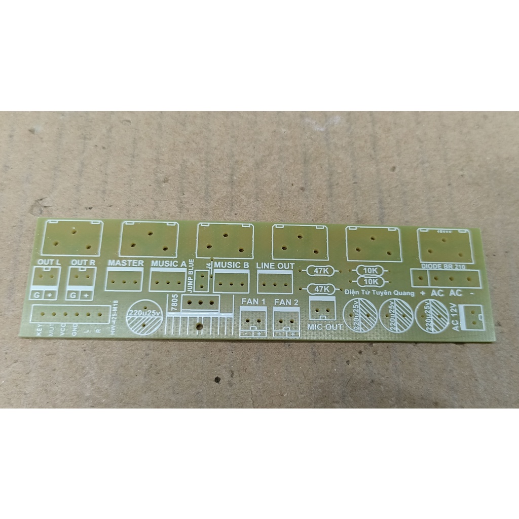 PCB Mạch In Jack AV AMPLY Chưa Hàn LK Có Hỗ Trợ LINE OUT