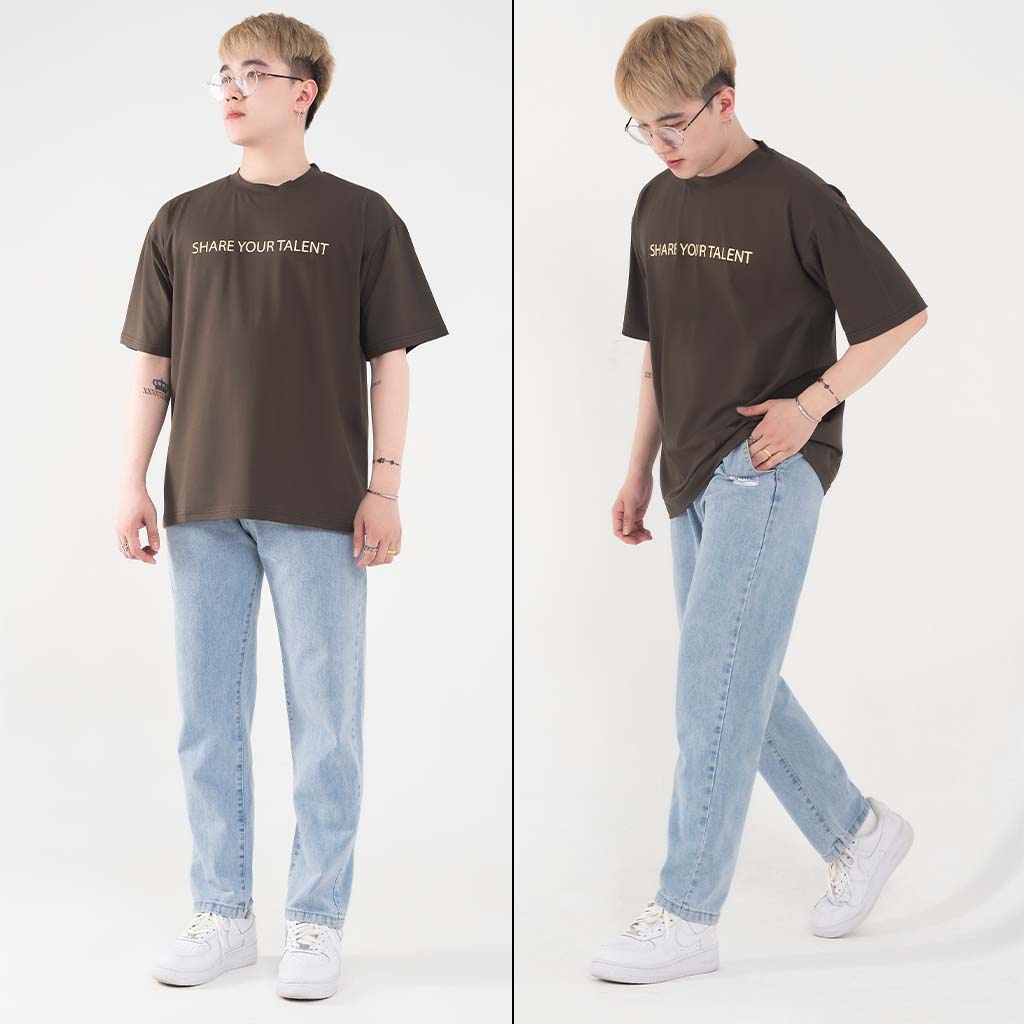 Quần jean nam baggy cạp cao bigsize chất cao cấp dành cho người ngoại cỡ béo bụng có size lớn trên 110kg - MALTRIK