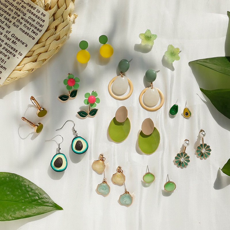 Hoa Tai Kim Loại Nhiều Kiểu Dáng Tuỳ Chọn Xinh Xắn Cho Nữ