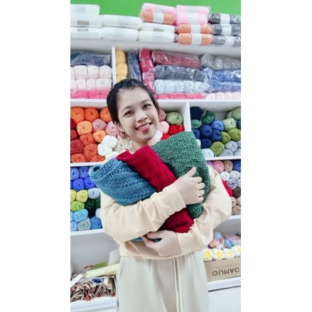 Khăn Len Đan Tay ( Len Yoah Wool)