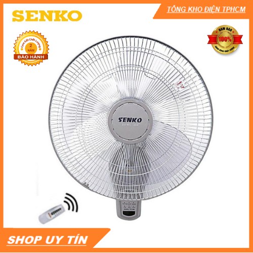 FREE SHIP  Quạt treo tường remote Senko TR1428/1683- 47w-- Bảo Hành 2 Năm