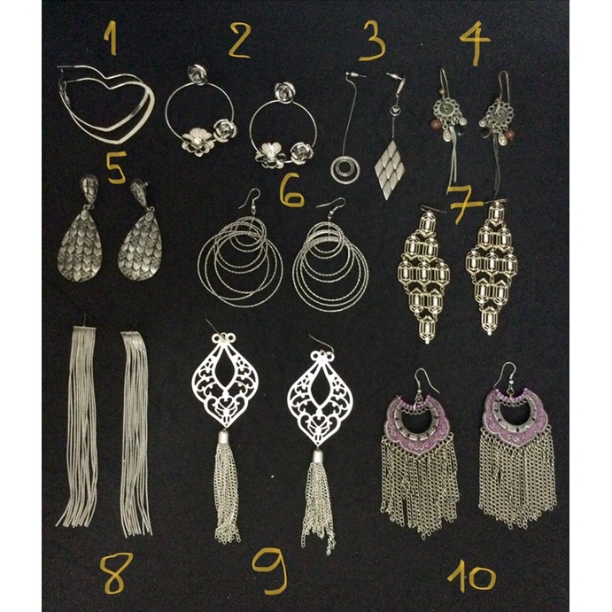 Khuyên tai tua rua đẹp, độc đáo