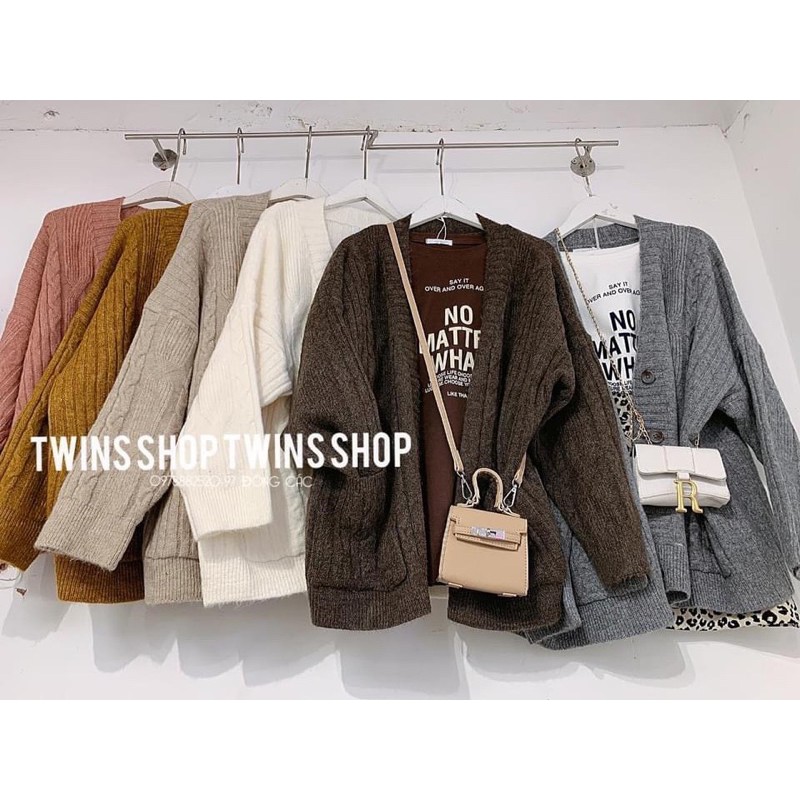 ÁO CADIGAN LEN THỪNG SIÊU XINH HÀNG L1 TAG N.O.N.O - L2 KHÔNG TAG CHẤT ĐẸP | BigBuy360 - bigbuy360.vn