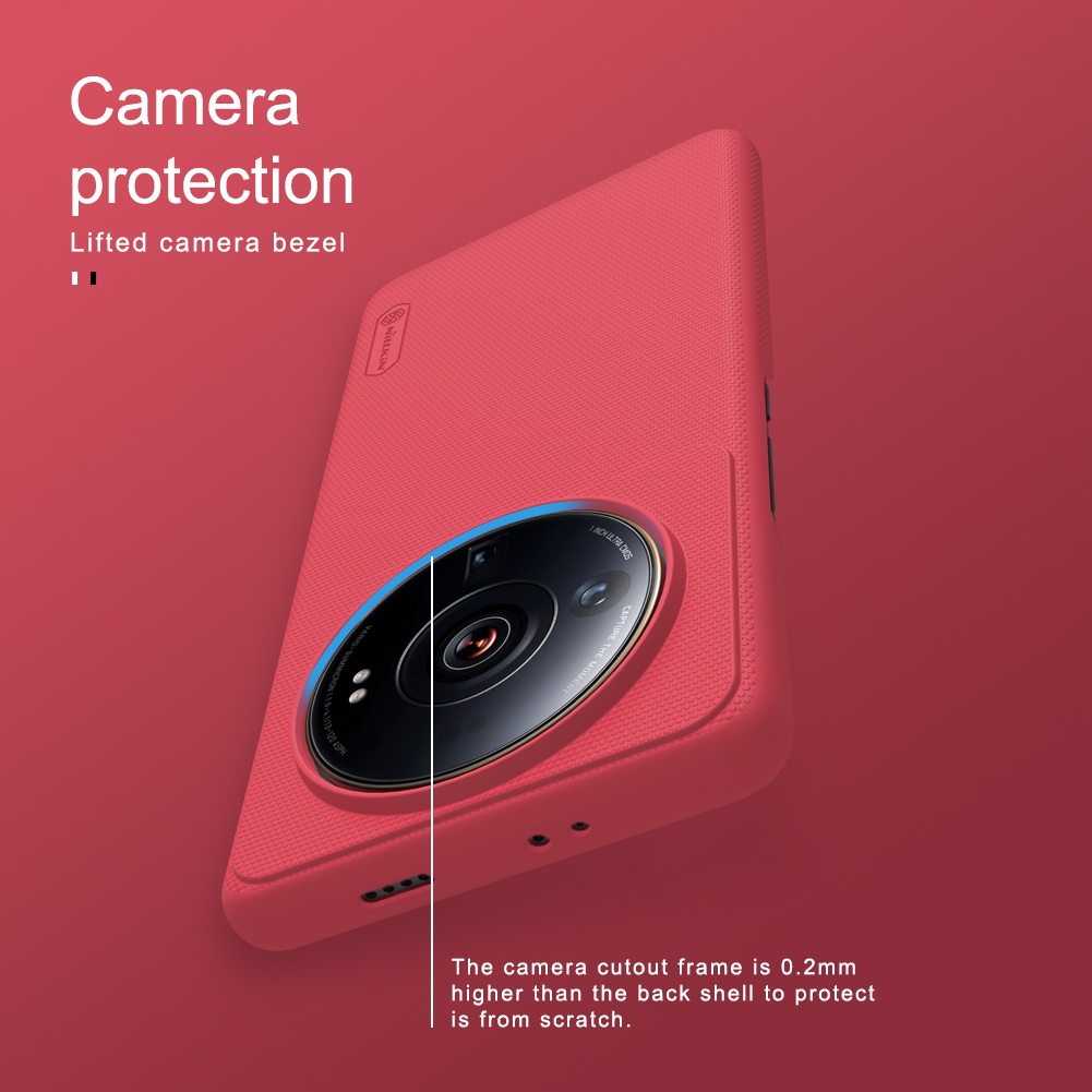 Ốp điện thoại Nillkin bằng PC cứng siêu mỏng mặt nhám chống sốc / dấu vân tay cho Xiaomi Mi 12S Ultra