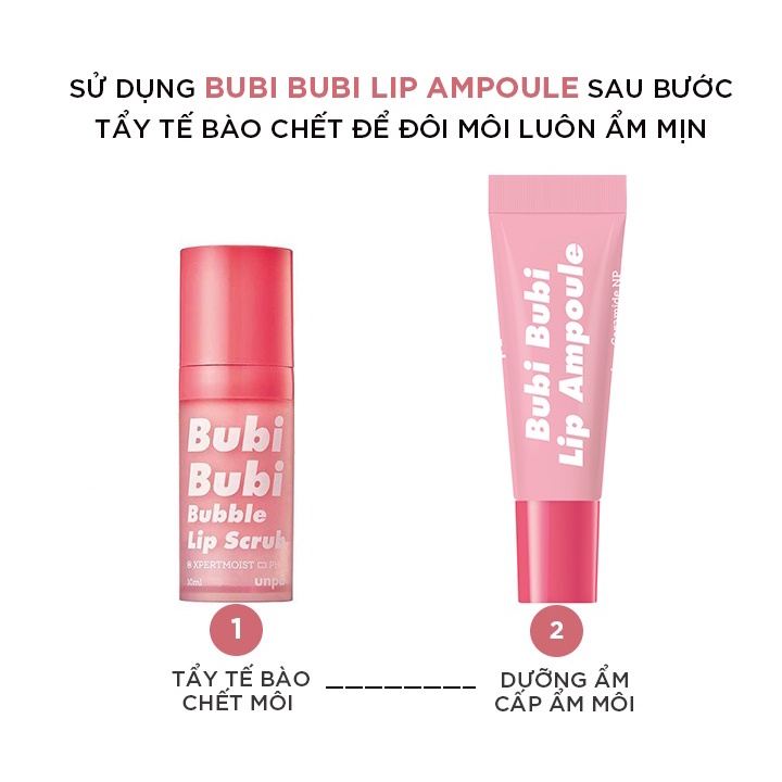 Tinh chất Dưỡng Môi UNPA  BUBI BUBI Lip Ampoule 10g