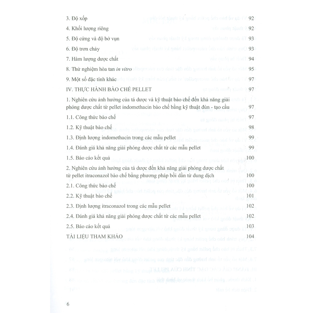 Sách - Kỹ Thuật Bào Chế Pellet (Giáo Trình Đào Tạo Sau Đại Học)