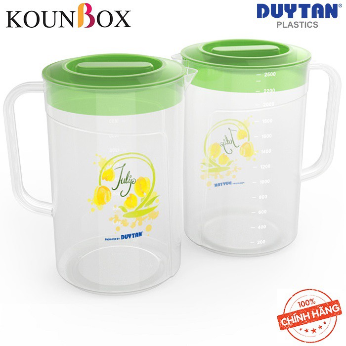 Ca Tulip Nhựa Duy Tân 1 Lít/ 1.5 Lít/ 2 Lít/ 2.5 Lít - Nhựa Trong Suốt