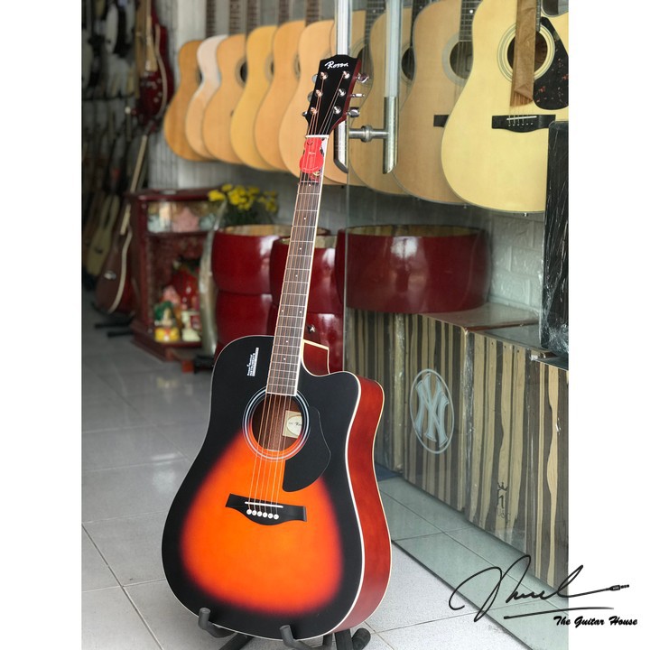 [Có Mã QR Check] Đàn Guitar Acoustic Rosen G11 Chính Hãng Gỗ Mahogany Size 41