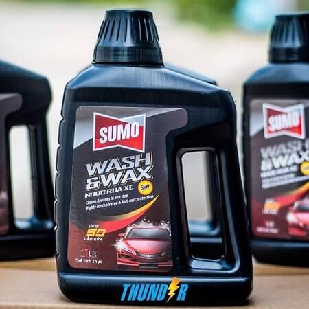 Nước rửa xe SUMO Wash Wax 1L Hàng chính hãng